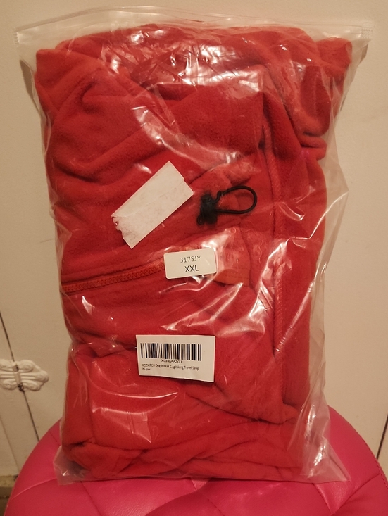 Rozkitch Other - 🔥Red Dog Fleece Full Zip Jacket Full Body Sleeper Fleece Red - New In Plastic